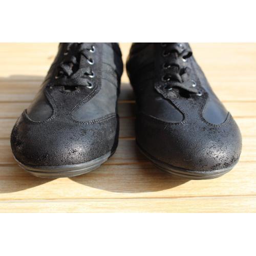 Chaussures À Lacets Andrè En Cuir Noir. - 44
