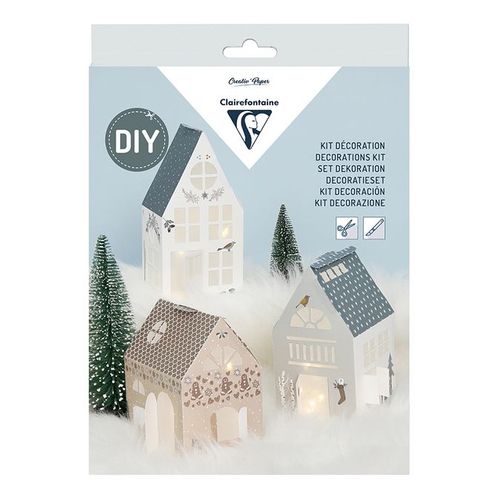 Décoration Maisonnette Lumineuse Kit De 3 Pcs