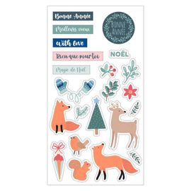 Embellissement En Acrylique Woodsy Christmas 22 Pcs