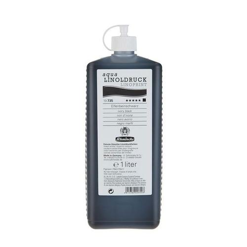 Encre Noire Pour Linogravure Aqua Linoldruck 1000 Ml