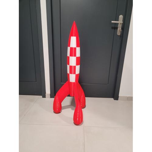 Fusée Style Tintin 125 Cm