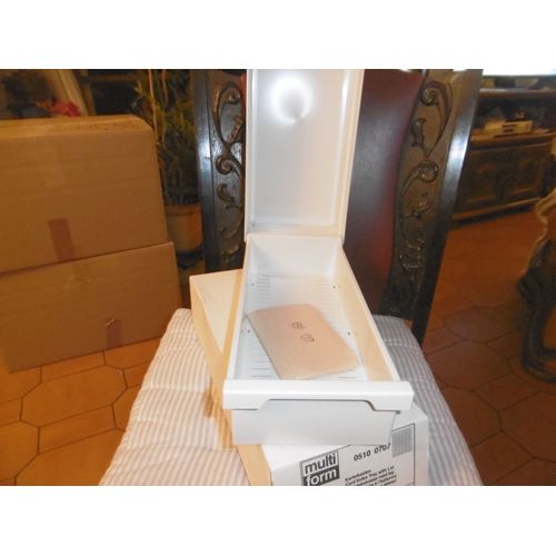 Boite De Rangement Pour 1000 Fiches 125x75h Mm Blanc Ivoire Le Dauphin 51107