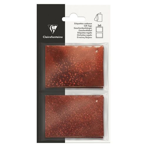 Étiquettes Holograhiques Rouges Rectangle Adhésives 28 Pcs