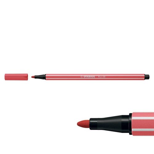 Feutre Stabilo Pen 68 49 Rouge Grenadine