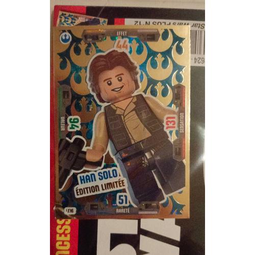 Carte Lego Starwars Édition Limitée Han Solo