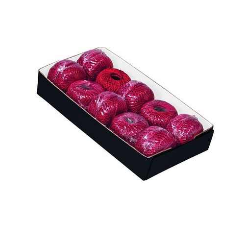 Fil Métallisé Rouge Phi1 Mm X 20 M