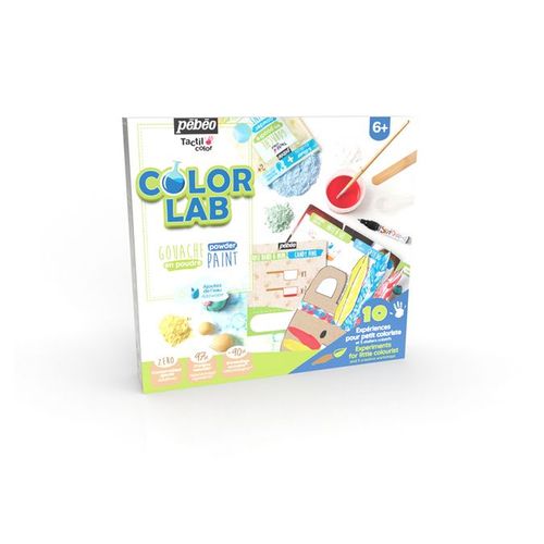 Gouache En Poudre Tactilcolor Coffret Color Lab Petit Coloriste