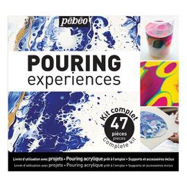 Kit peinture Pebeo - Pouring expériences - 47 pcs