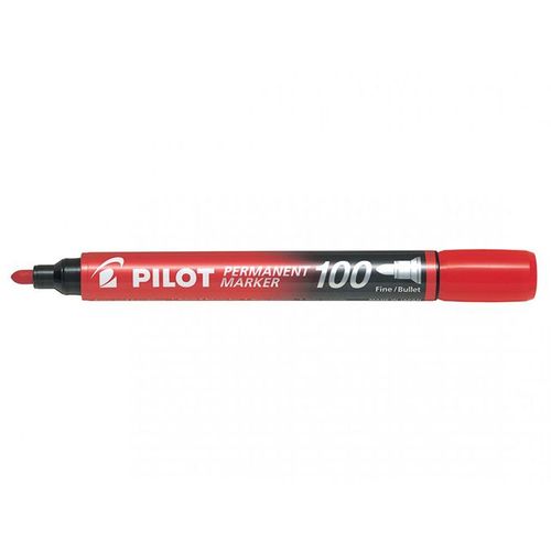 Marqueur Permanent Ogive Sca,100 Rouge