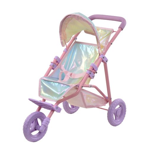Olivia's Little World - Magical Dreamland Baby Doll Jogging Stroller - Iridescent Color