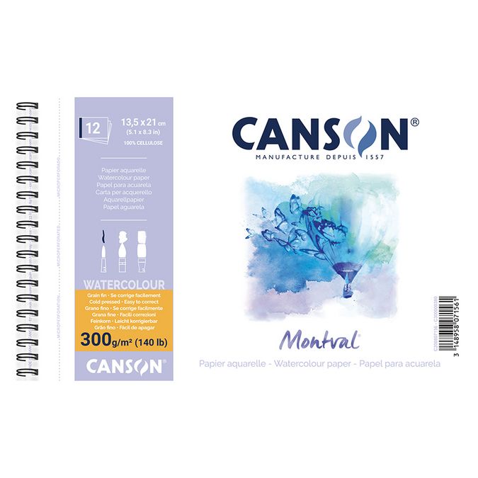 Feuille Canson Montval - Grain fin - 50 x 65 cm