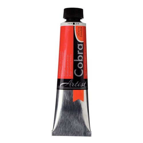 Peinture À L Huile Diluable À L Eau Cobra Artist 40 Ml 701 Noir D Ivoire O +++