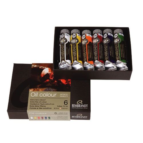 Peinture À L Huile Extra,Fine Assortiment 6 X 15 Ml
