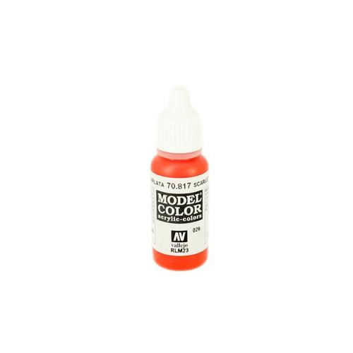 Peinture À Maquette Acrylique Model Color 17 Ml 70.957 , Flat Rouge