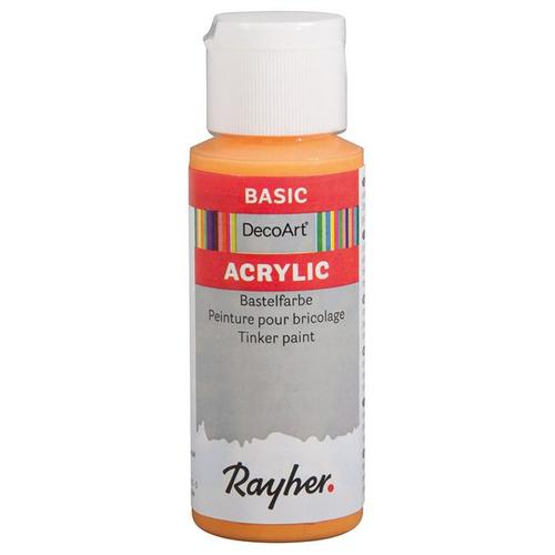 Peinture Acrylique Decoart 59 Ml Jaune Mandarine