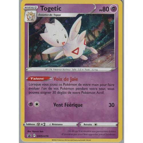 Carte Pokemon - Togetic - Swsh276 - Holo-Rare - Promo - Eb12 Tempête Argentée -