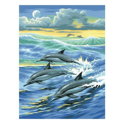 Peinture Par Numéro Débutant Dauphins