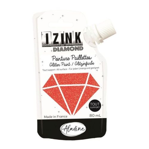 Peinture Pailletée Izink Diamond 80 Ml Or Pastel