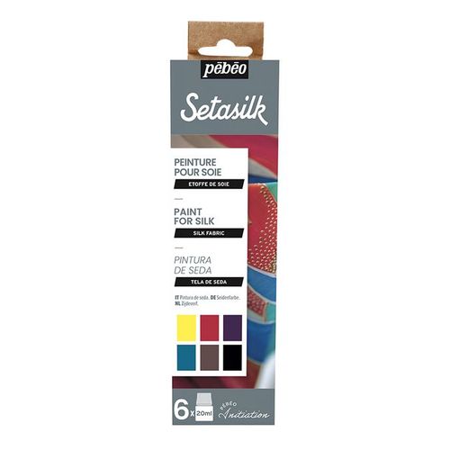 Peinture Setasilk Set Initiation 6 X 20 Ml