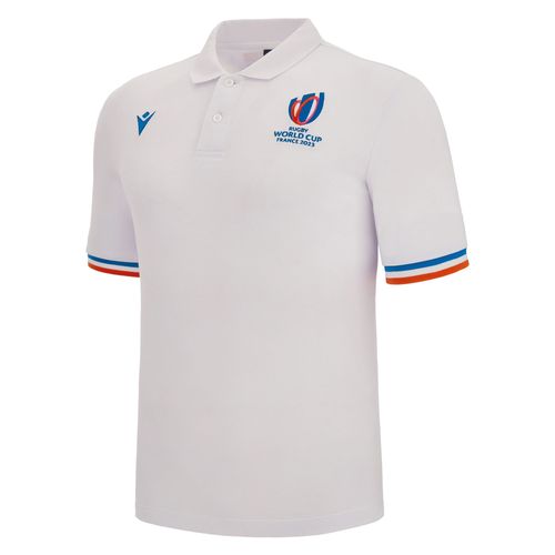 Polo Macron Adulte France Rugby World Cup 2023 Officiel