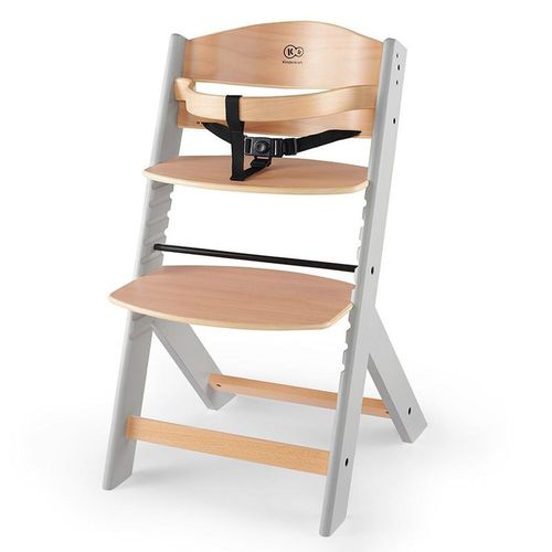 Chaise Haute Évolutive Kinderkraft Enock - Grey Wood