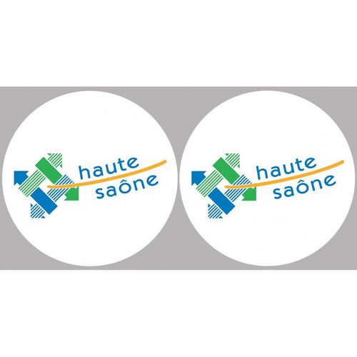 Département 70 La Haute Saône (2 Fois 10cm) - Sticker/Autocollant