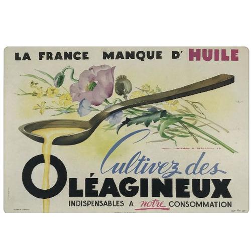 Affiche Cultivez Oleagineux