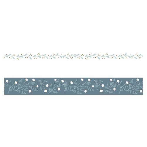 Ruban Adhésif Masking Tape Splendid Christmas Bleu 2 Pcs