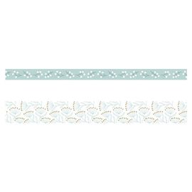Ruban Adhésif Masking Tape Splendid Christmas Blanc 2 Pcs
