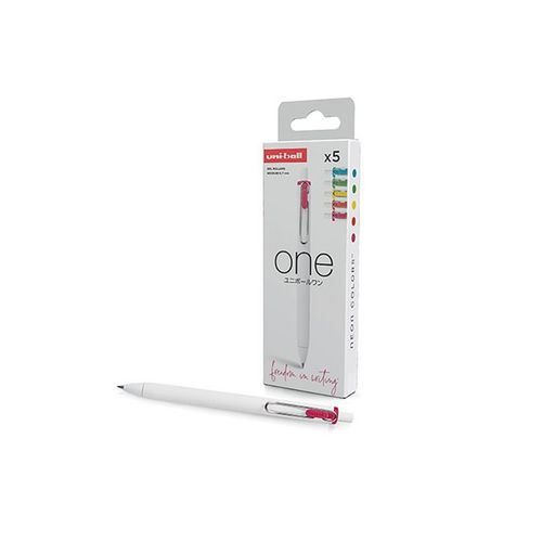 Stylo Encre Gel Pigmentée One 0.7 Mm Set Neon 5 Pcs