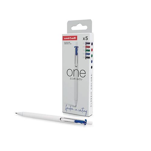 Stylo Encre Gel Pigmentée One 0.7 Mm Set Classic 5 Pcs