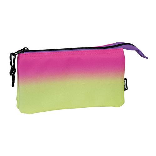 Trousse 5 Compartiments Sunset Jaune Sur Rose