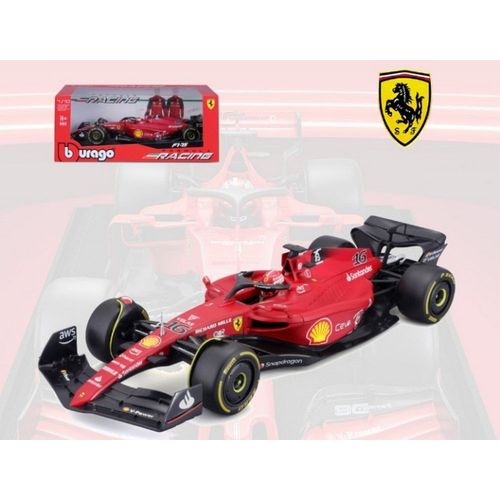 Véhicules Miniatures Die Cast 1/18 Ferrari - 2022 Formule 1 - Avec Casque #Leclerc