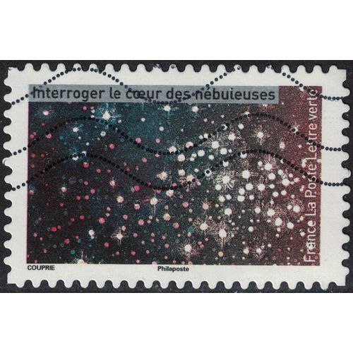 France 2021 Oblitéré Used Tutoyer Les Étoiles Interroger Le Coeur Des Nébuleuses