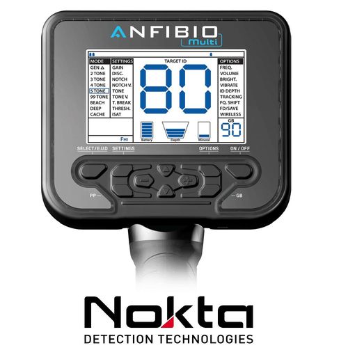 Nokta Makro Anfibio Multi Frequence Pro Pack Etanche Detecteur De Metaux
