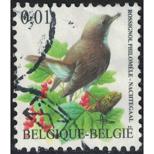 Belgique 2004 Oblitéré Used Oiseau Luscinia Megarhynchos Rossignol Philomèle Y&t Be 3254