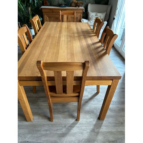 Vente Table Bois Massif Et Chaise