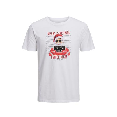 T-Shirts Homme Jack Jones Jorchristmas Mugshot Tee Ss C.N Xmas - 12221440