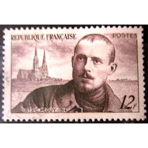1950. F865: Charles Péguy Et Cathédrale De Chartres.