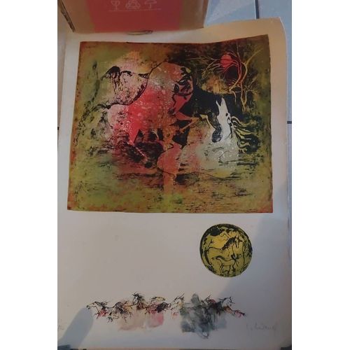 Lithographie Lebadanel .Tire Sur 185.Porte Le 10