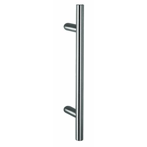 Poignée inclinée de porte battante - inox - hauteur 600 mm - STG 512 NORMBAU