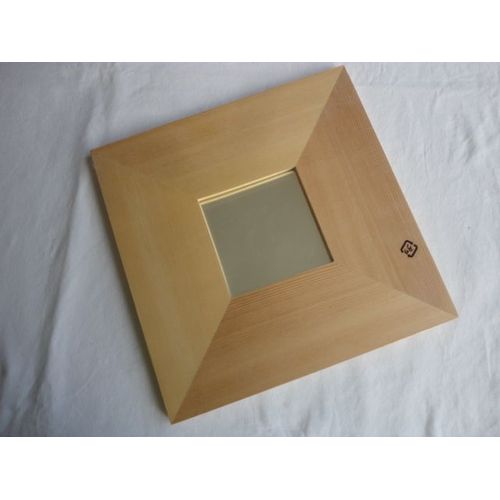 Miroir cadre bois carré Malm IKEA neuf