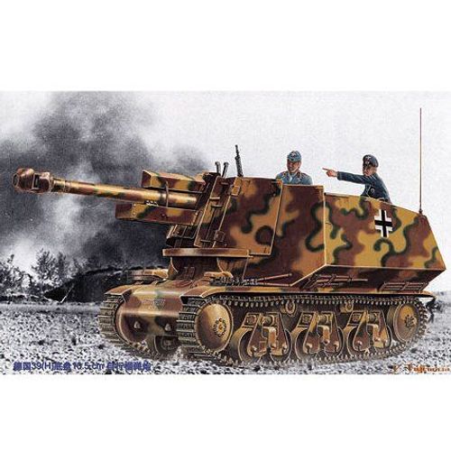 Maquette Char : Canon Automoteur Allemand 39(H) 105mm Lefh 18(Sf) Ausf Geschutzwagen-Trumpeter