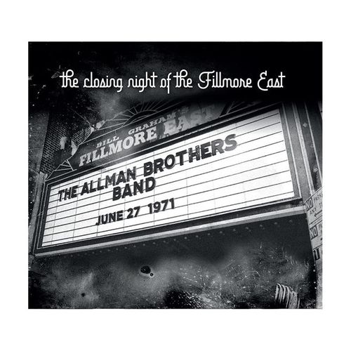 The Closing Night Of Fillmore East Radio Broadcast New York 1971 - Cd Album