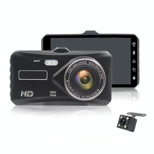Dashcam 4 Pouces Caméra Voiture + Recul Aide au Stationnement HDR + SD 32Go YONIS