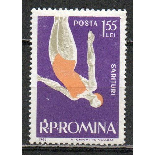 Timbre-Poste De Roumanie