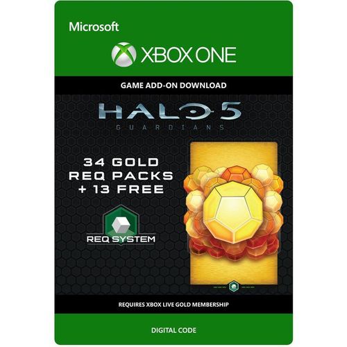 Halo 5: Guardians: 34 Gold Req Packs + 13 Free