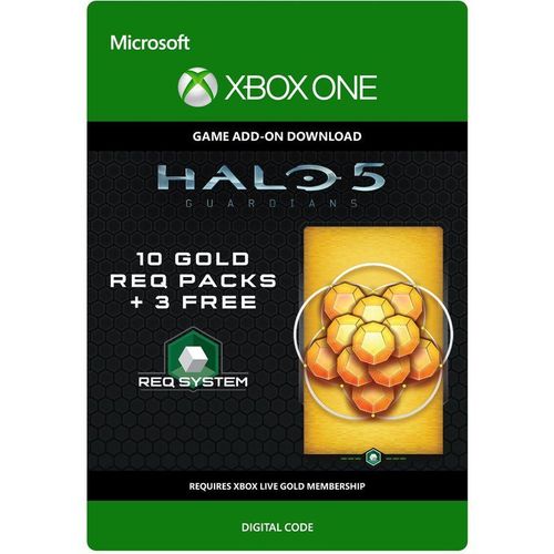 Halo 5: Guardians: 10 Gold Req Packs + 3 Free