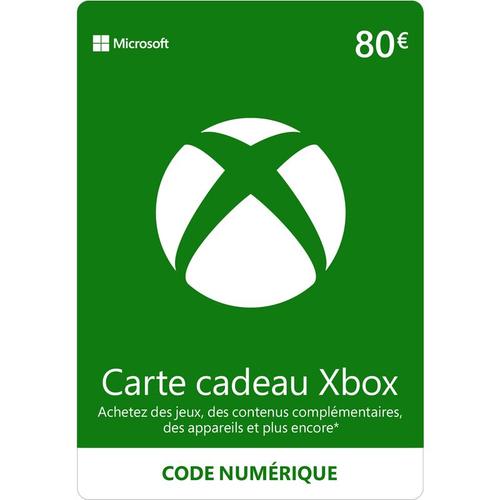 Carte Xbox 80¿