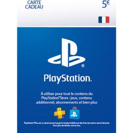 Carte PlayStation Store 5